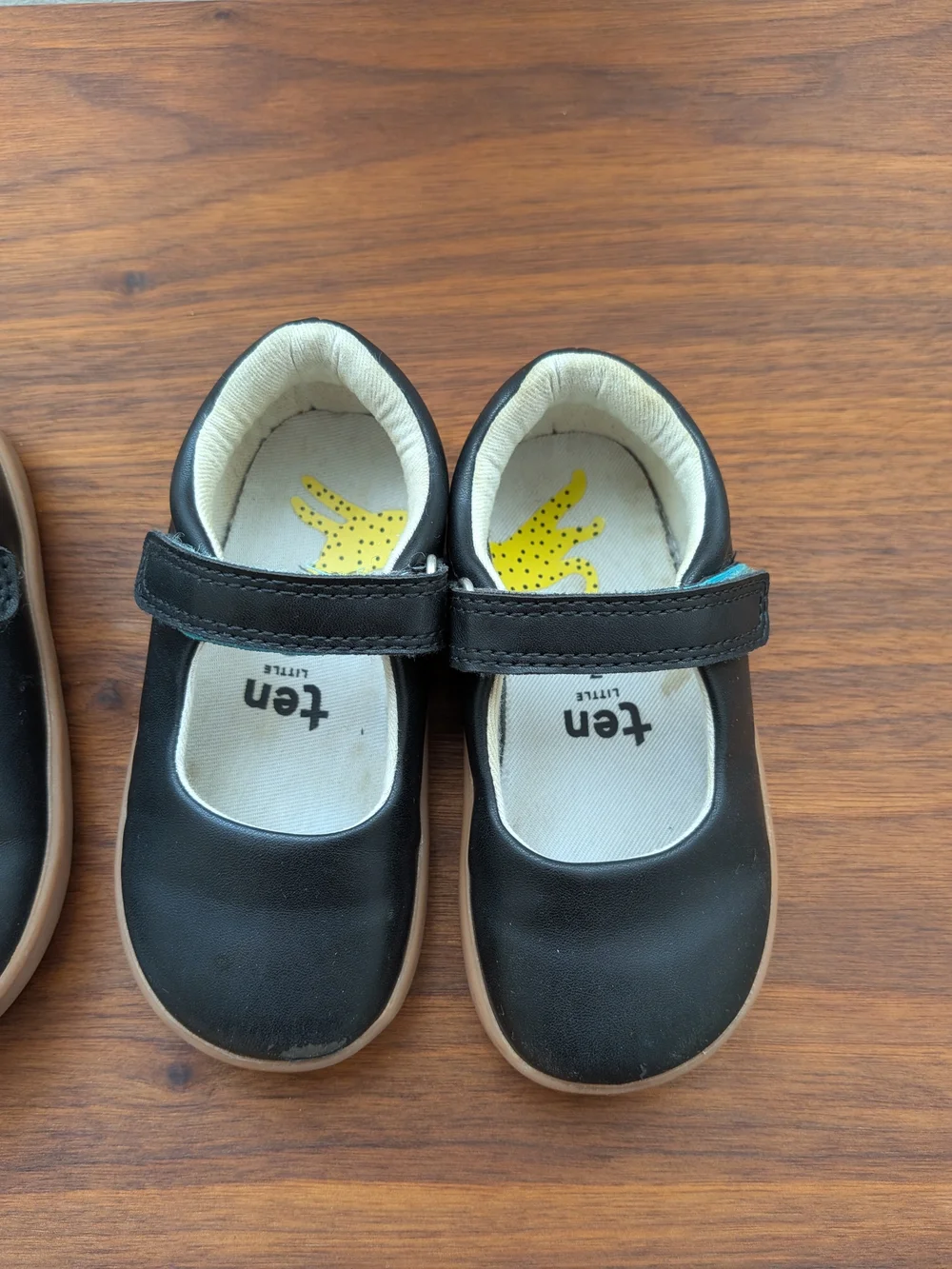 Ten Little Mary Jane Shoes Black Size 7 (1 pair)